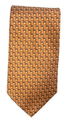 Vineyard Vines Peach Silk Tie Handpicked Shep & Ian Preppy Wedding Designer